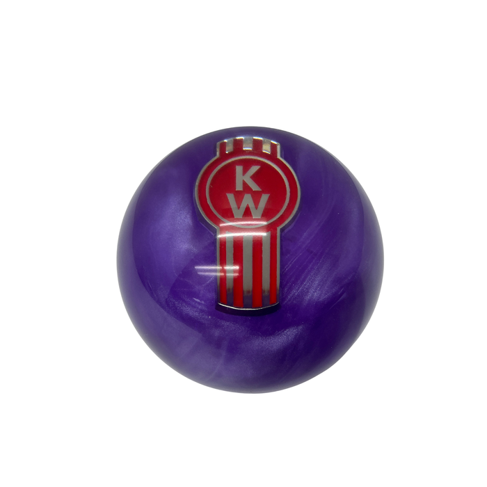 Kenworth Round Shift Knob 57mm Pearl and Solid Color | Pearl Purple | GS