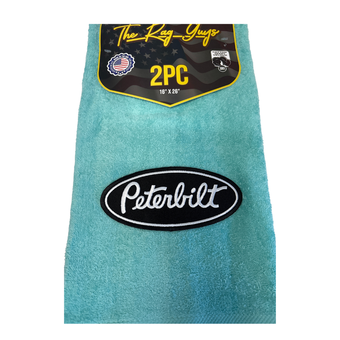 Peterbilt Door Handle Rags 2 Pack | Aqua | GS