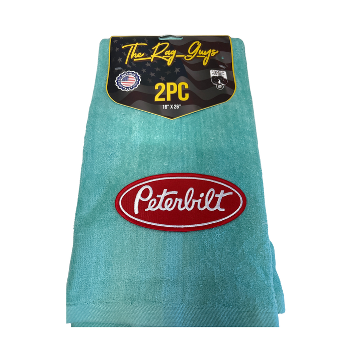 Peterbilt Door Handle Rags 2 Pack | Aqua | GS