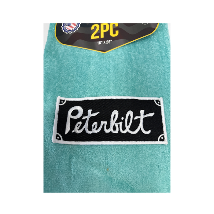  Peterbilt Door Handle Rags 2 Pack | Aqua | GS