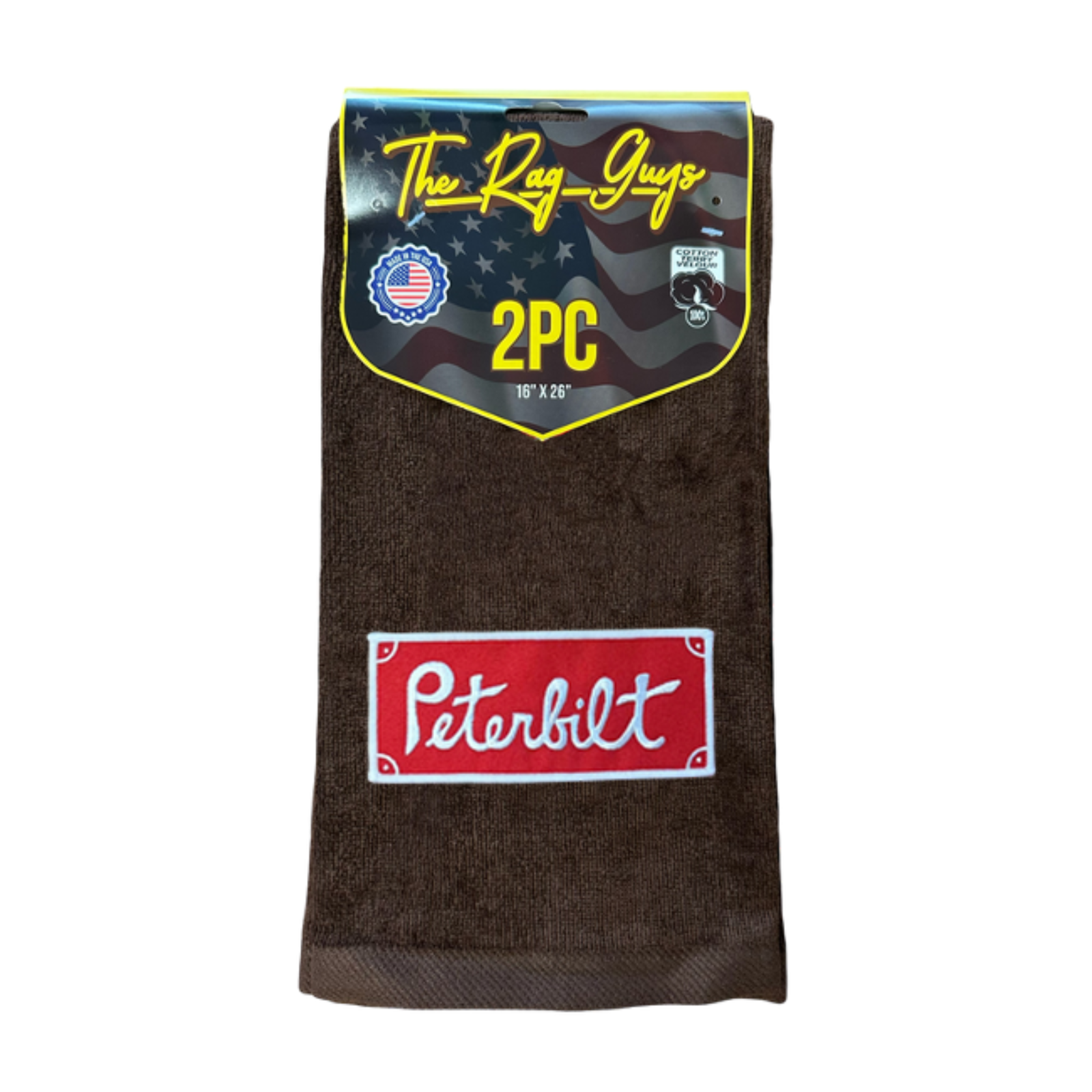 Peterbilt Door Handle Rags 2 Pack | Brown | GS