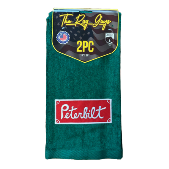 Peterbilt Door Handle Rags 2 Pack | Dark Green | GS