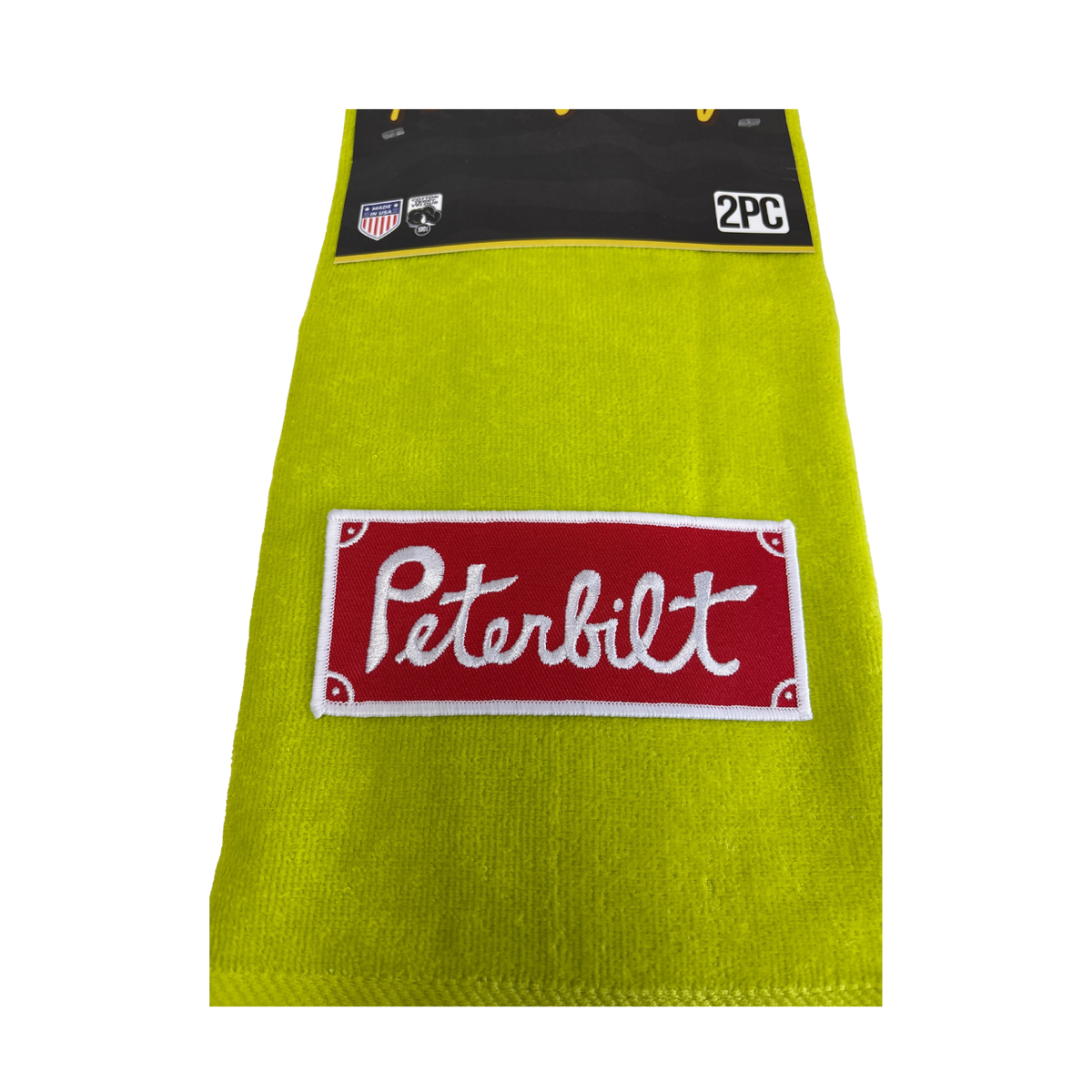Peterbilt Door Handle Rags 2 Pack | Lime Green | GS