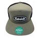 Peterbilt Flat Brim Hat 7 Panel Snapback | Olive Green | GS