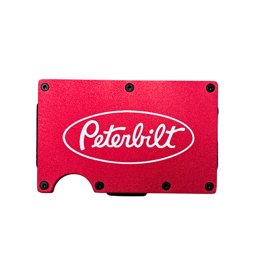 Peterbilt RFID Blocking Money Clip Wallet | Red Red | GS