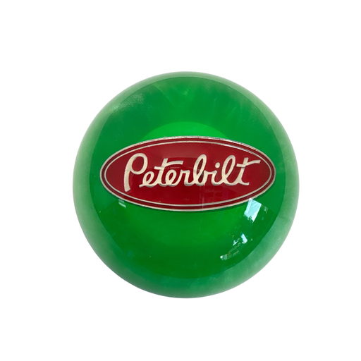Peterbilt Round Shift Knob 57mm Pearl and Solid Color | Pearl Lime Green | GS
