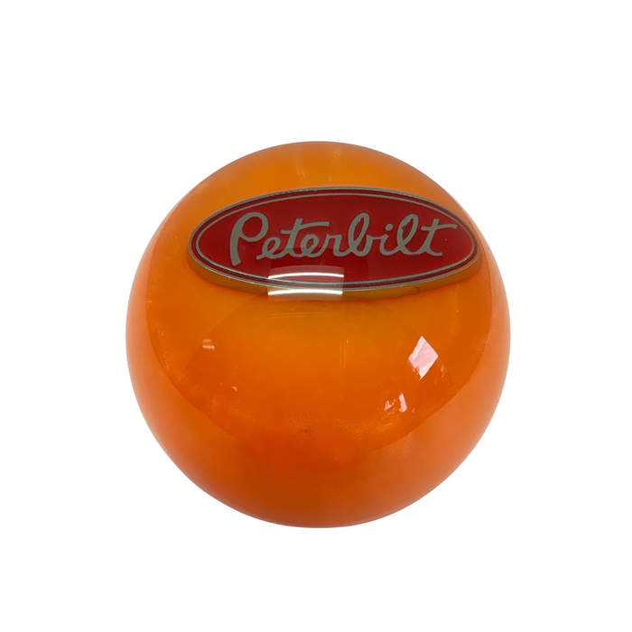 Peterbilt Round Shift Knob 57mm Pearl and Solid Color | Pearl Orange | GS