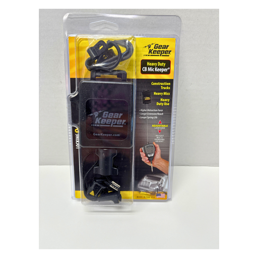 CB Gear Keeper Heavy Duty Black Retractable Mic Holder | Hammerhead Industries