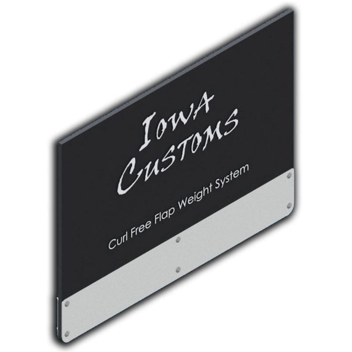 Rectangular Stainless Steel Mud Flap Weights | Iowa Customs