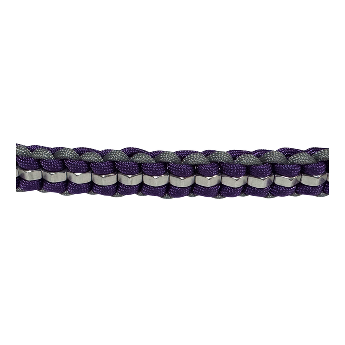 Air Horn Pull Cord Purple Gray | Iron Grip Air Cords