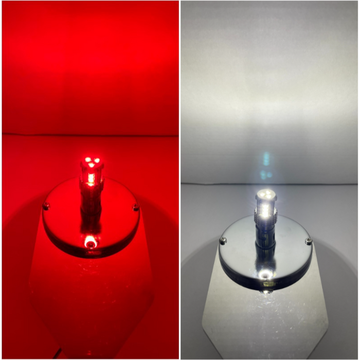 3157 Dual Color LED Bulb Red White | JML Kustoms