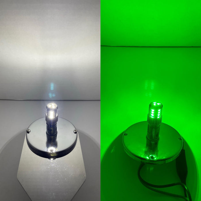 3157 Dual Color LED Bulb White Dark Green | JML Kustoms