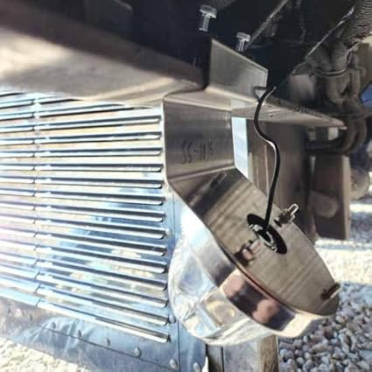 Angled Outside Facing Frame Light Bracket with Watermelon Hole | JML Kustoms
