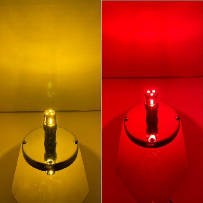 Classic 1157 Dual Color LED Bulb Amber Red | JML Kustoms