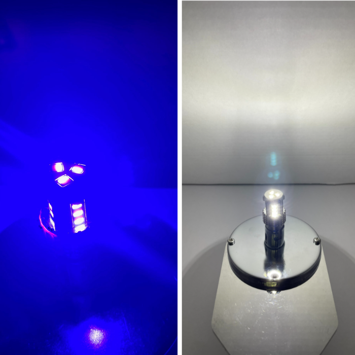 Classic 1157 Dual Color LED Bulb Blue White | JML Kustoms