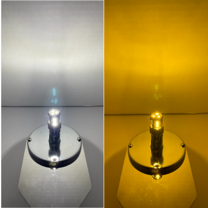 Classic 1157 Dual Color LED Bulb White Amber | JML Kustoms