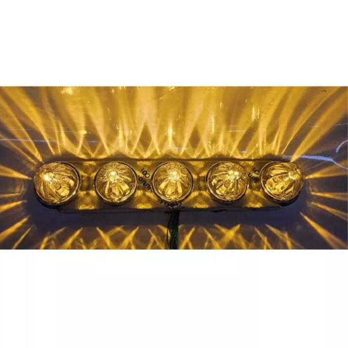 Kenworth 15 Inch Front Air Cleaner Brackets with 5 Watermelon Cutouts | JML Kustoms