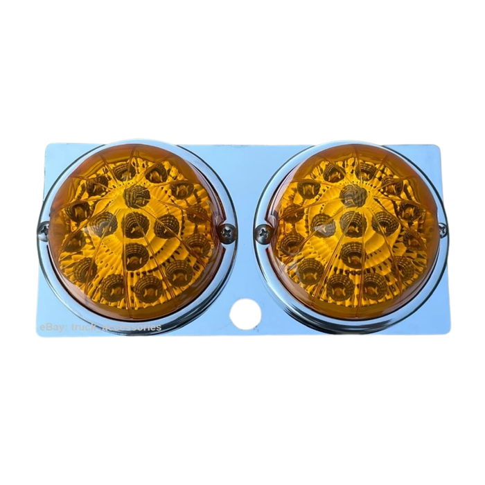 Kenworth Center Dome Plate with Dual Watermelon Cutouts | JML Kustoms