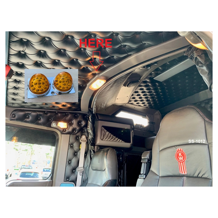 Kenworth Center Dome Plate with Dual Watermelon Cutouts | JML Kustoms