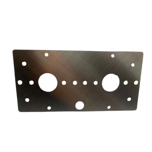 Kenworth Center Dome Plate with Dual Watermelon Cutouts | JML Kustoms