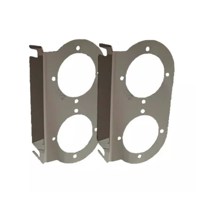 Kenworth Front Radius Style Air Cleaner Bracket with 2 Watermelon Cutouts | JML Kustoms