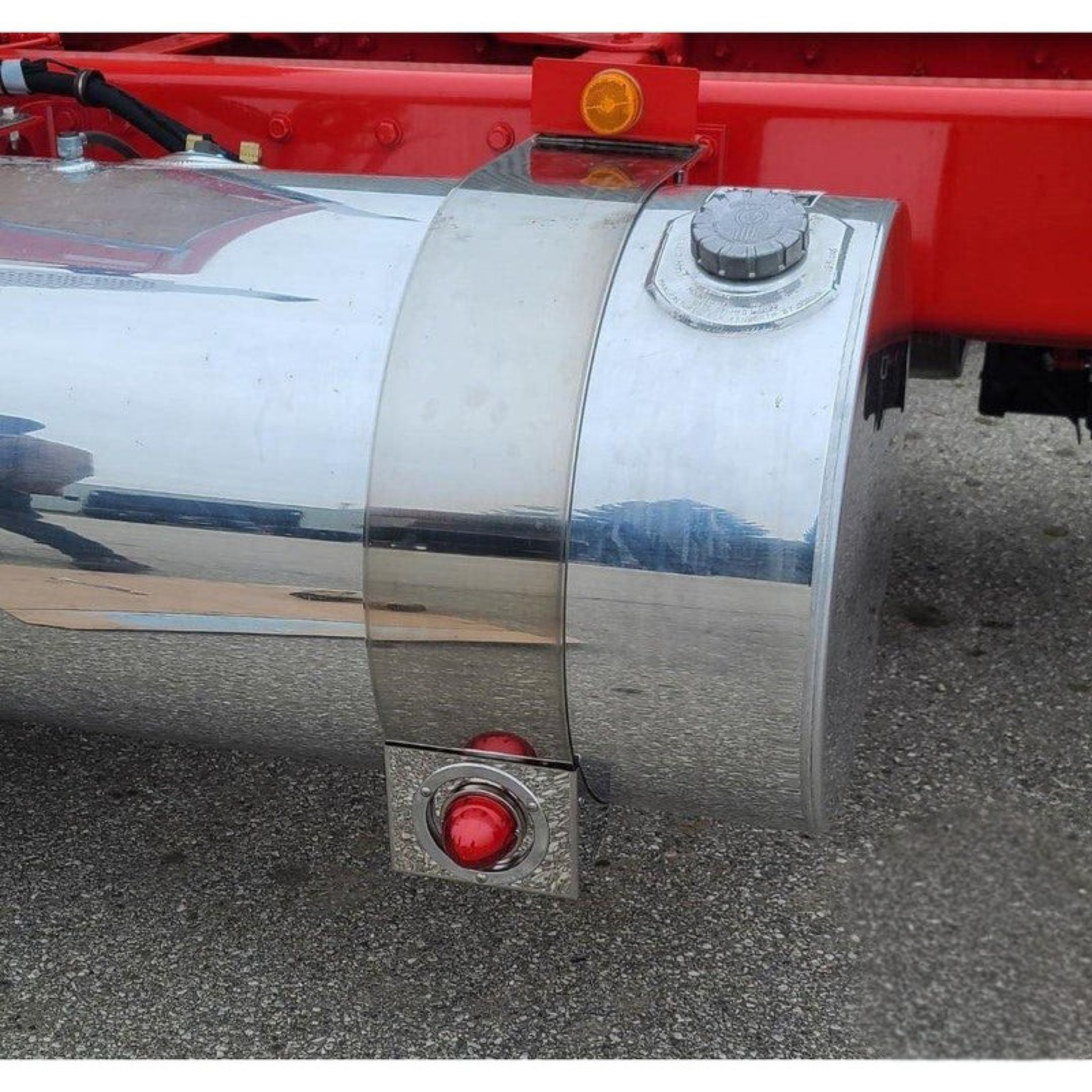 Kenworth Fuel Tank Brackets with 1 Watermelon Cutout Pair | JML Kustoms