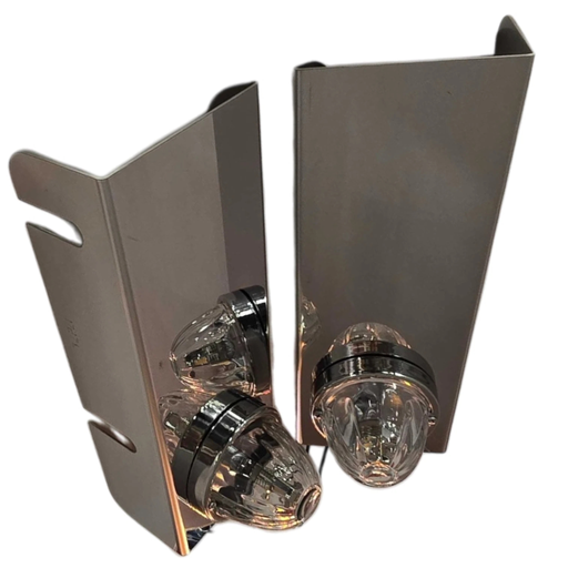 Kenworth Square Front Air Cleaner Bracket with 1 Watermelon Cutout | JML Kustoms