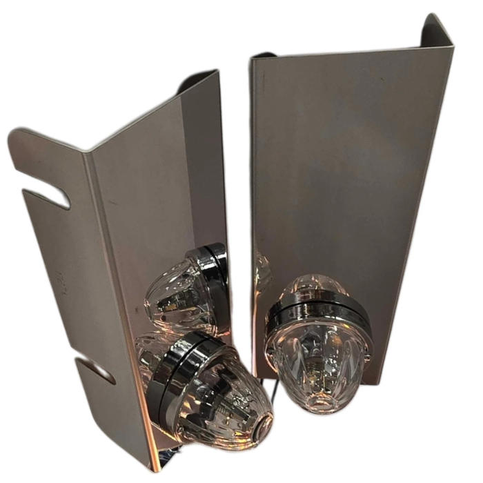 Kenworth Square Front Air Cleaner Bracket with 1 Watermelon Cutout | JML Kustoms