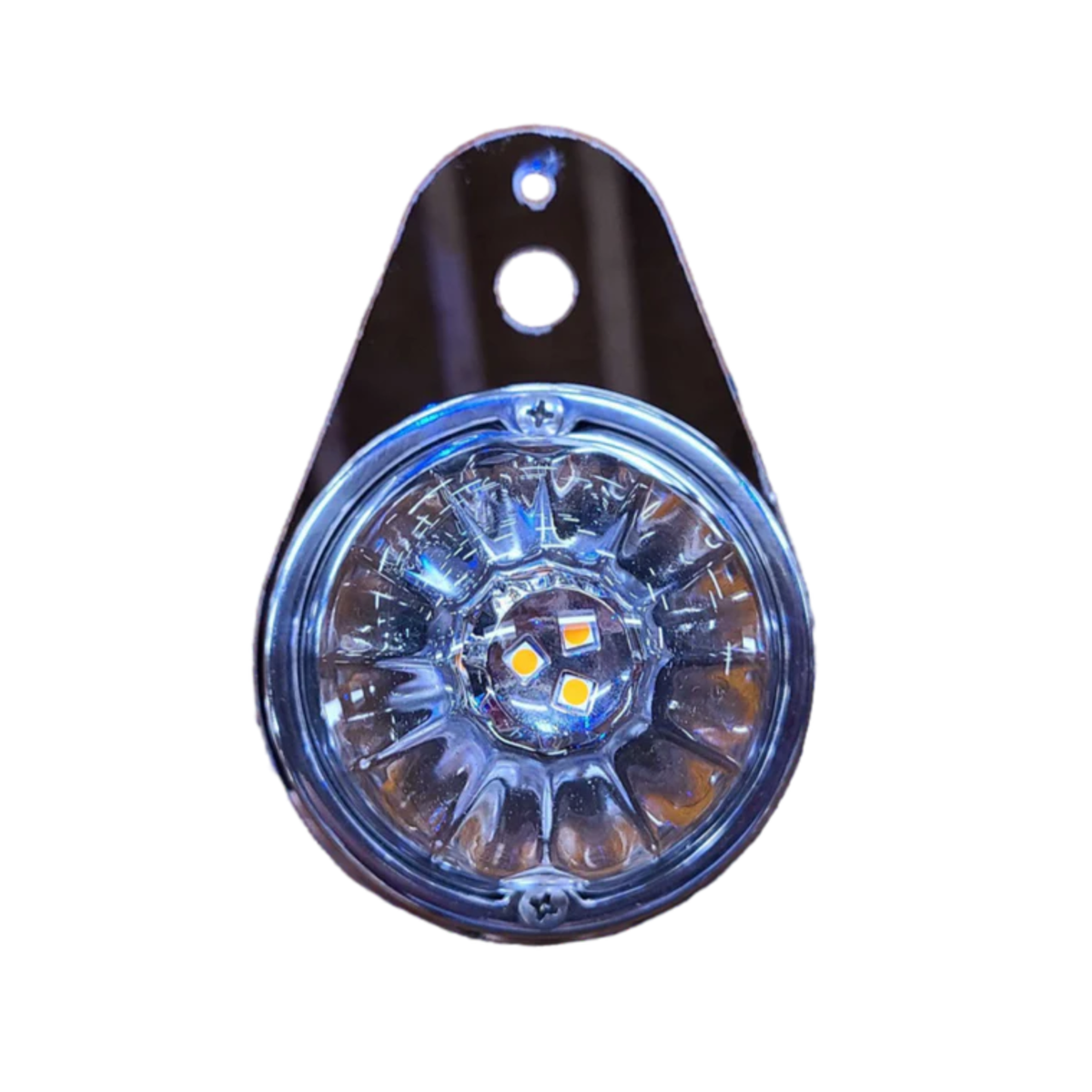 Kenworth Teardrop Dome Light Plate with Watermelon Cutout and Toggle Switch Hole | JML Kustoms