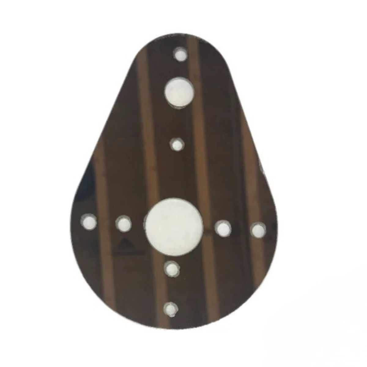 Kenworth Teardrop Dome Light Plate with Watermelon Cutout and Toggle Switch Hole | JML Kustoms