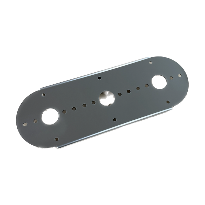 Peterbilt 15 Inch Front Air Cleaner Brackets with 3 Radius Watermelon Cutouts | JML Kustoms