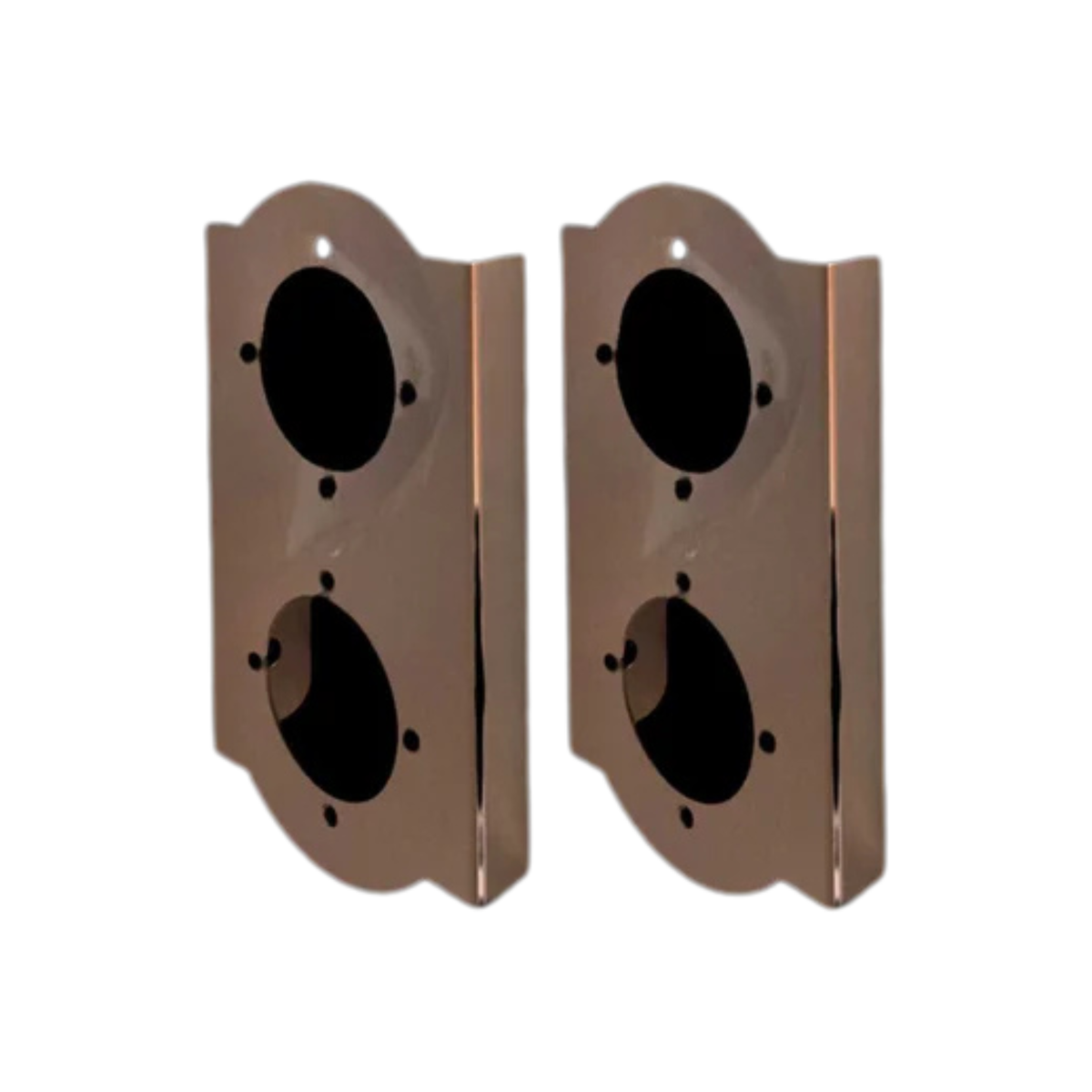 Front Peterbilt 579 Radius Style Mirror Brackets with 2 Watermelon Cutouts | JML Kustoms