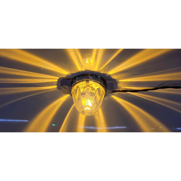 Peterbilt 589 Cab Light Bracket with 1 Watermelon Cutout | JML Kustoms