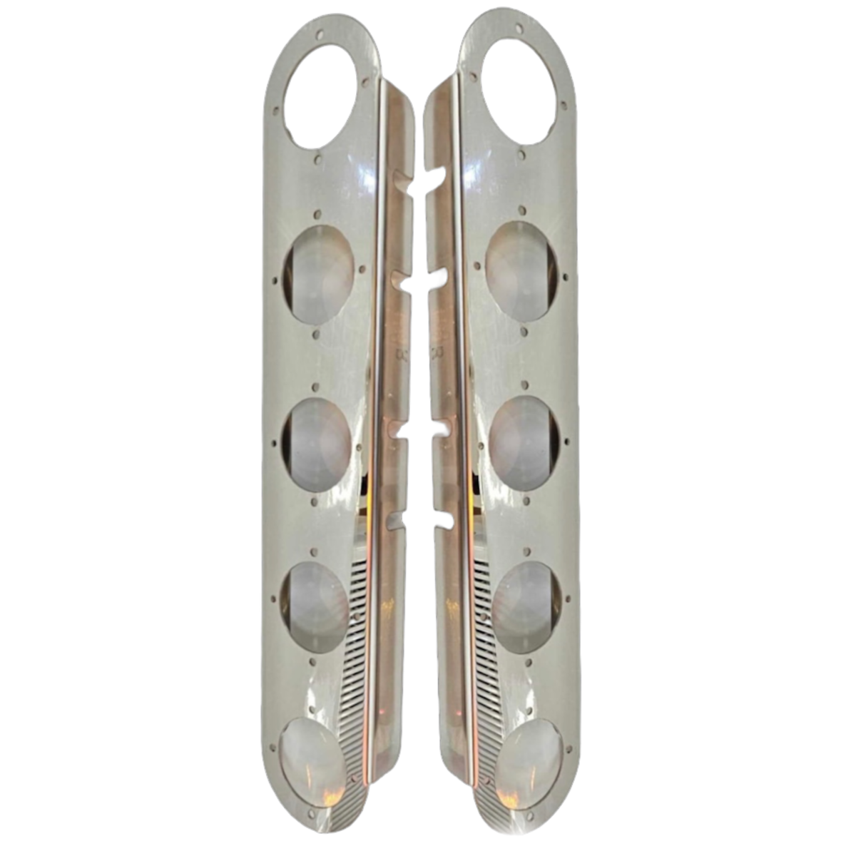 Peterbilt Front Air Cleaner Brackets with 5 Watermelon Holes | JML Kustoms