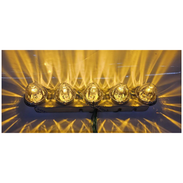 Peterbilt Front Air Cleaner Brackets with 5 Watermelon Holes | JML Kustoms