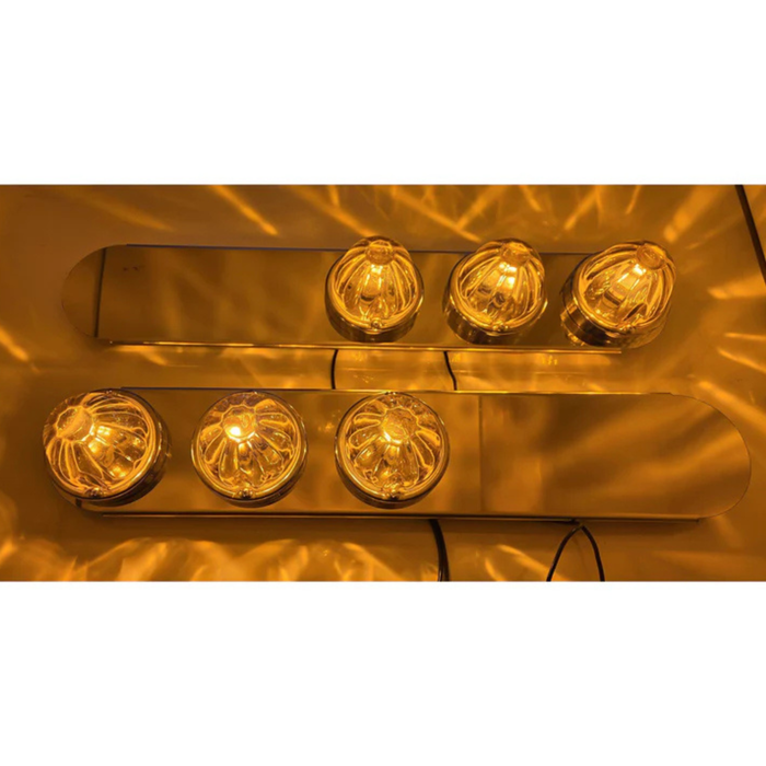 Peterbilt Front Breather Bracket with 3 Watermelon Cutouts | JML Kustoms