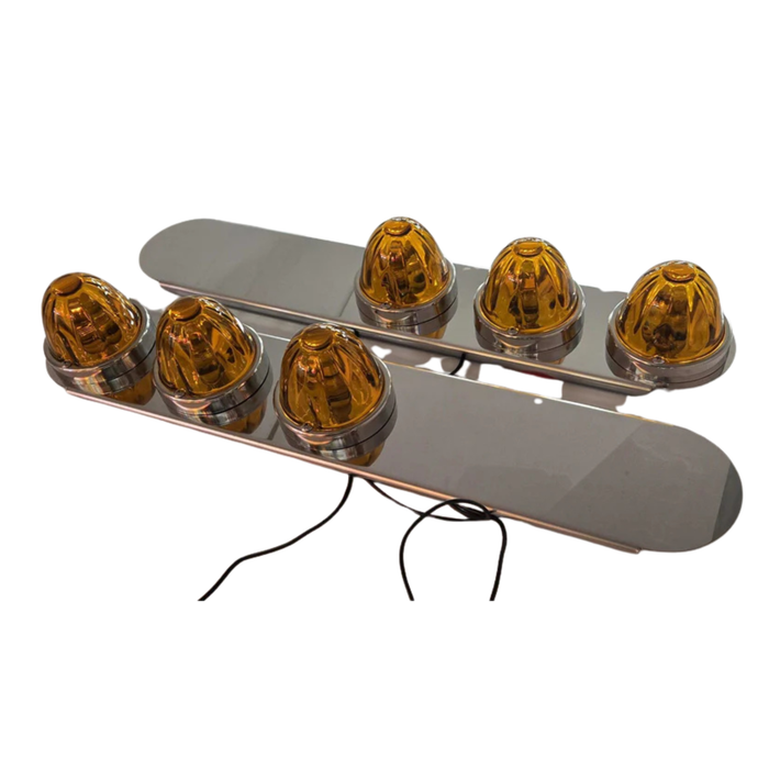 Peterbilt Front Breather Bracket with 3 Watermelon Cutouts | JML Kustoms