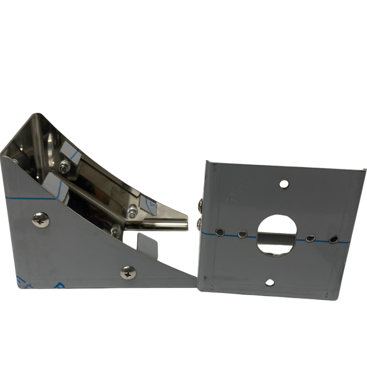 Peterbilt OEM Fuel Tank Brackets with One Watermelon Cutout | JML Kustoms