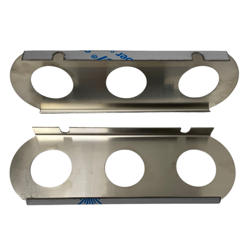 Rear Peterbilt 15 Inch Air Cleaner Brackets with Three Two Inch Holes | JML Kustoms