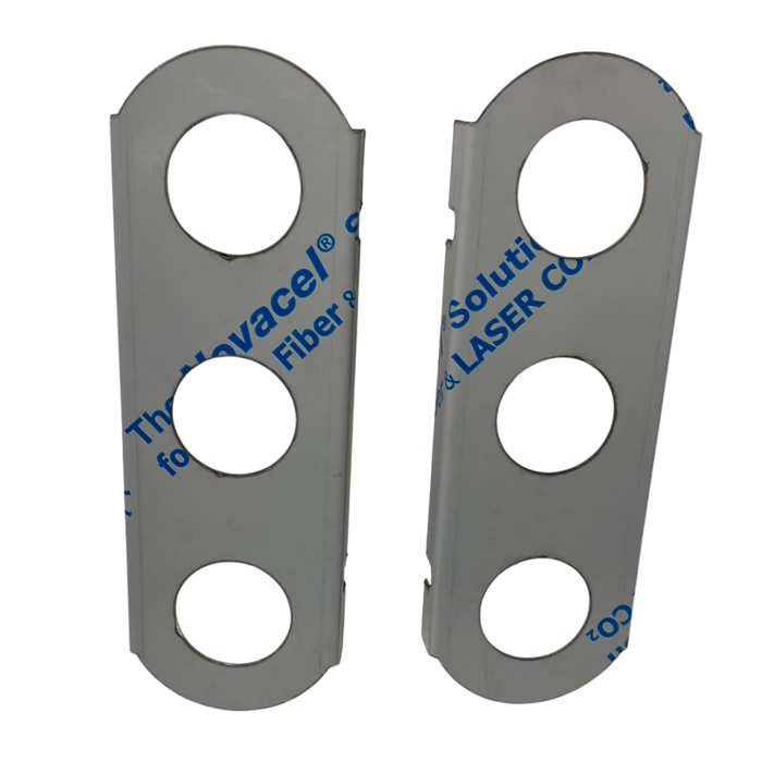 Rear Peterbilt 15 Inch Air Cleaner Brackets with Three Two Inch Holes | JML Kustoms