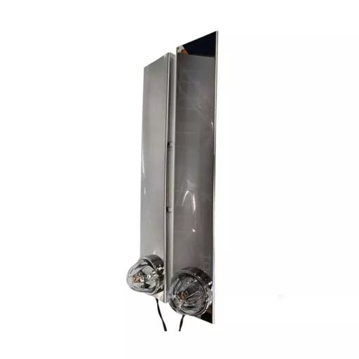 Rear Square Peterbilt 15 Inch Air Cleaner Bracket with Watermelon Cut-Out | JML Kustoms