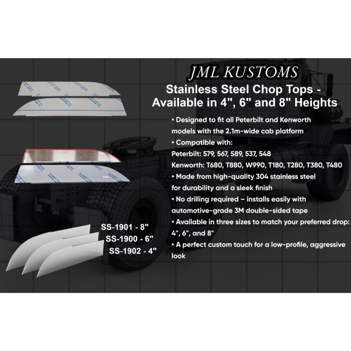 Universal Window Chops | JML Kustoms