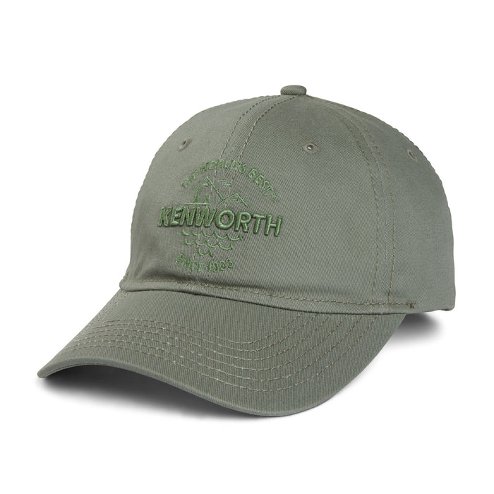 Kenworth Snap Back Hat Embossed Khaki