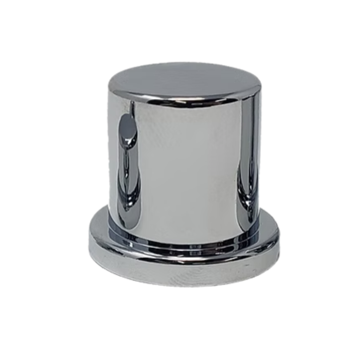 3/4 Inch 18 mm Chrome Frame Bolt Cover Push On Top Hat Style | LifeTime Nut Covers