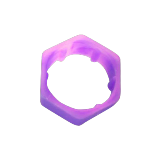 30 mm Huck Sleeve Purple ABS Frame Bolt Cover | Life Time Nut Covers