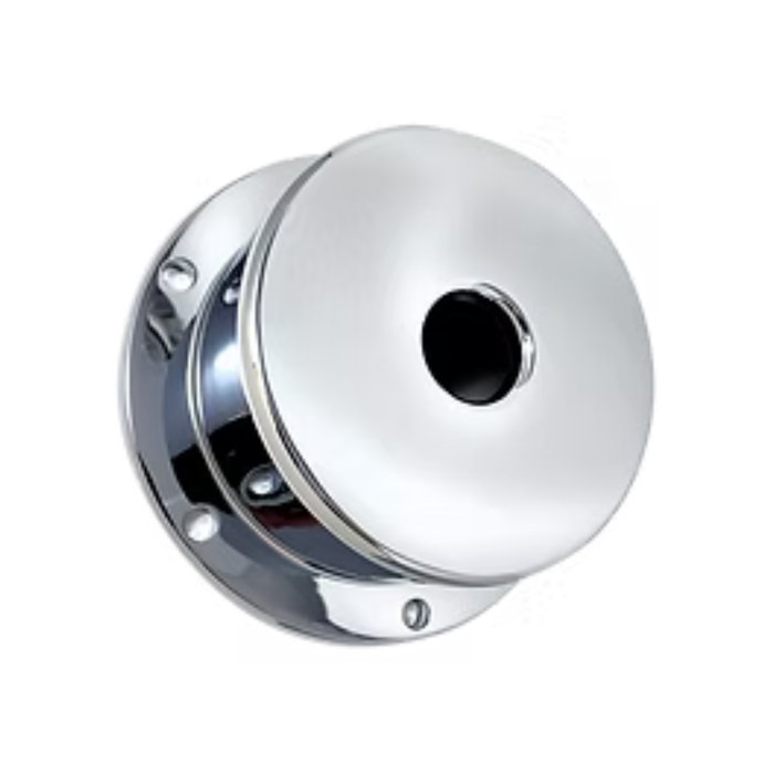 Smooth Front Oil Cap Cover 5.5 Inch Bolt Pattern | Chrome Plated Billet Aluminum | Lifetime Nut Covers