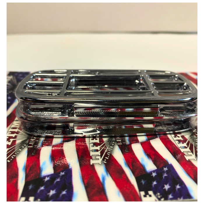 Peterbilt Heater Vent Cover Set Chrome Finish for 2006 and Newer Trucks | Lifetime Nut Covers