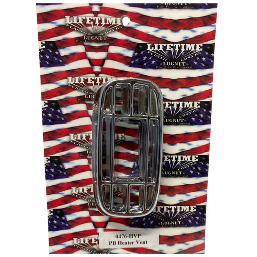 Peterbilt Heater Vent Cover Set Chrome Finish for 2006 and Newer Trucks | Lifetime Nut Covers