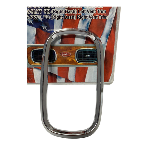 Peterbilt Vent Trim Kit Chrome Finish for 2006 and Newer Trucks | Lifetime Nut Covers