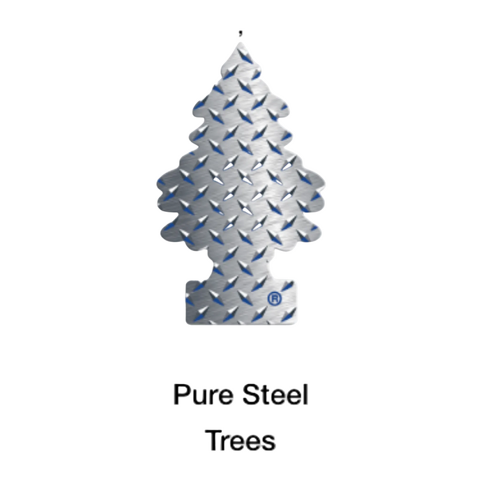 Hanging Air Freshener | Pure Steel | Little Trees